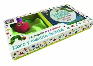 DULCES SUEÑOS, LIBRO Y MANTITA DE BEBÉ